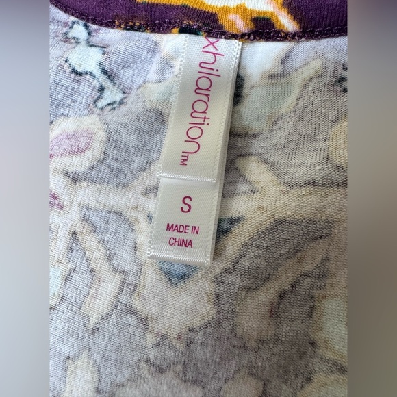 NWT Adorable knit midi tank dress in purple print by Xhilaration, ikat, bodycon - Picture 10 of 14